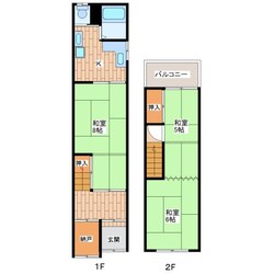 東部市場前駅 徒歩12分 1-2階の物件間取画像